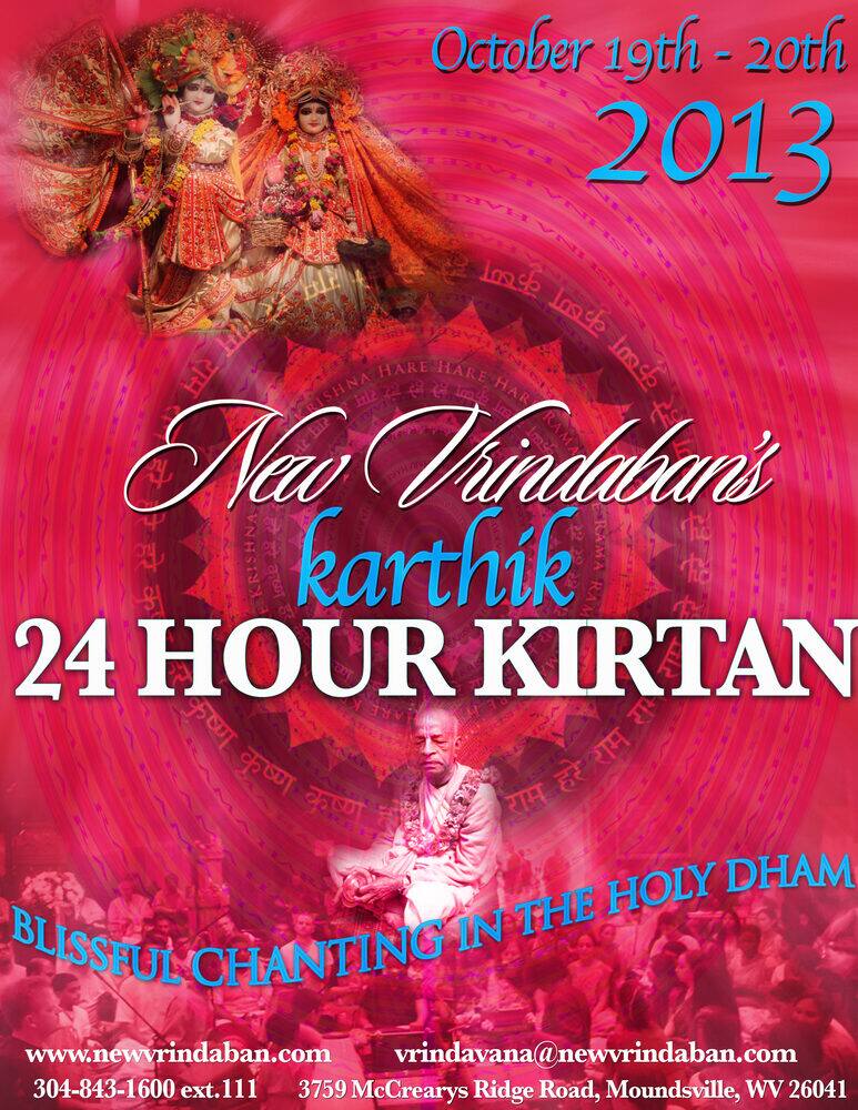 New Vrindaban 24-Hour Kirtan — Festival of the Holy Name