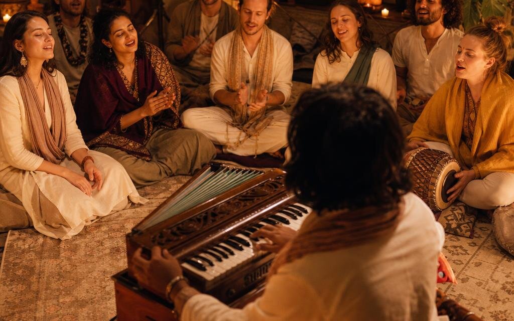 How to Lead Kirtan: Structure, Harmonium Basics, and Building a Set
